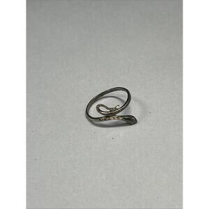 Sterling Silver 925 Snake Shaped Ring-size 8